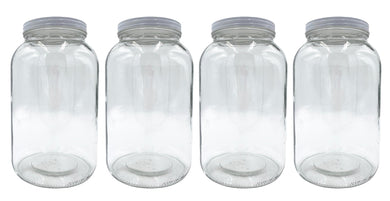 1 Gallon Glass Jars with Metal Lids (4 pack)Shenandoah Homestead Supply715407463913